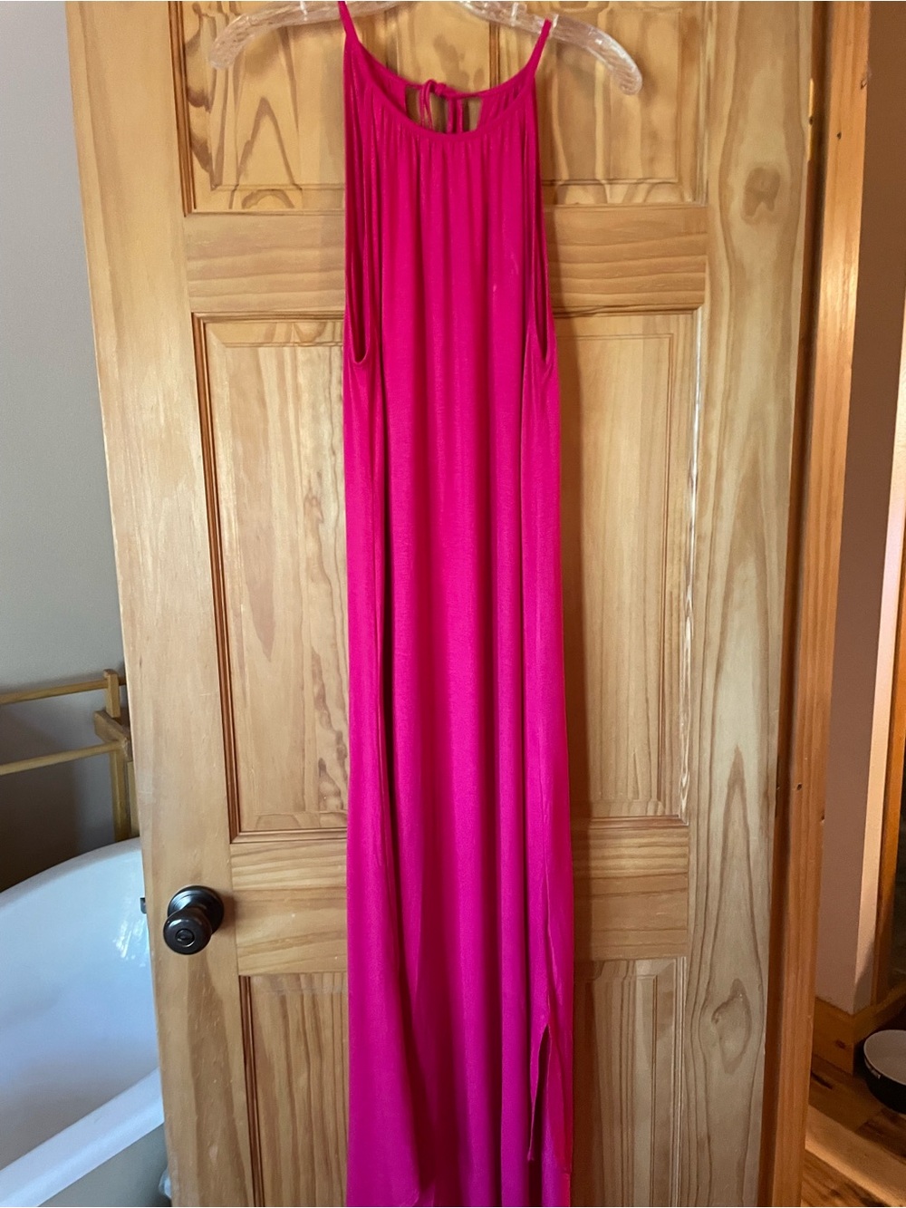 ADORA Hot Pink Maxi Dress